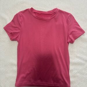 SHEIN Pink Short Sleeve Tee